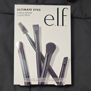 ELF Ultimate Eyes 5 Piece Brush Collection - Black